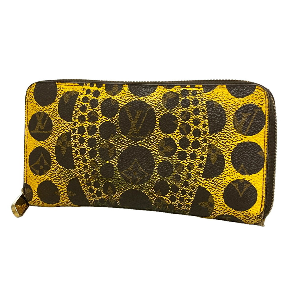 Louis Vuitton Monogram Pumpkin Dot Long Wallet, Yayoi Kusama, Zippy Wallet M6...